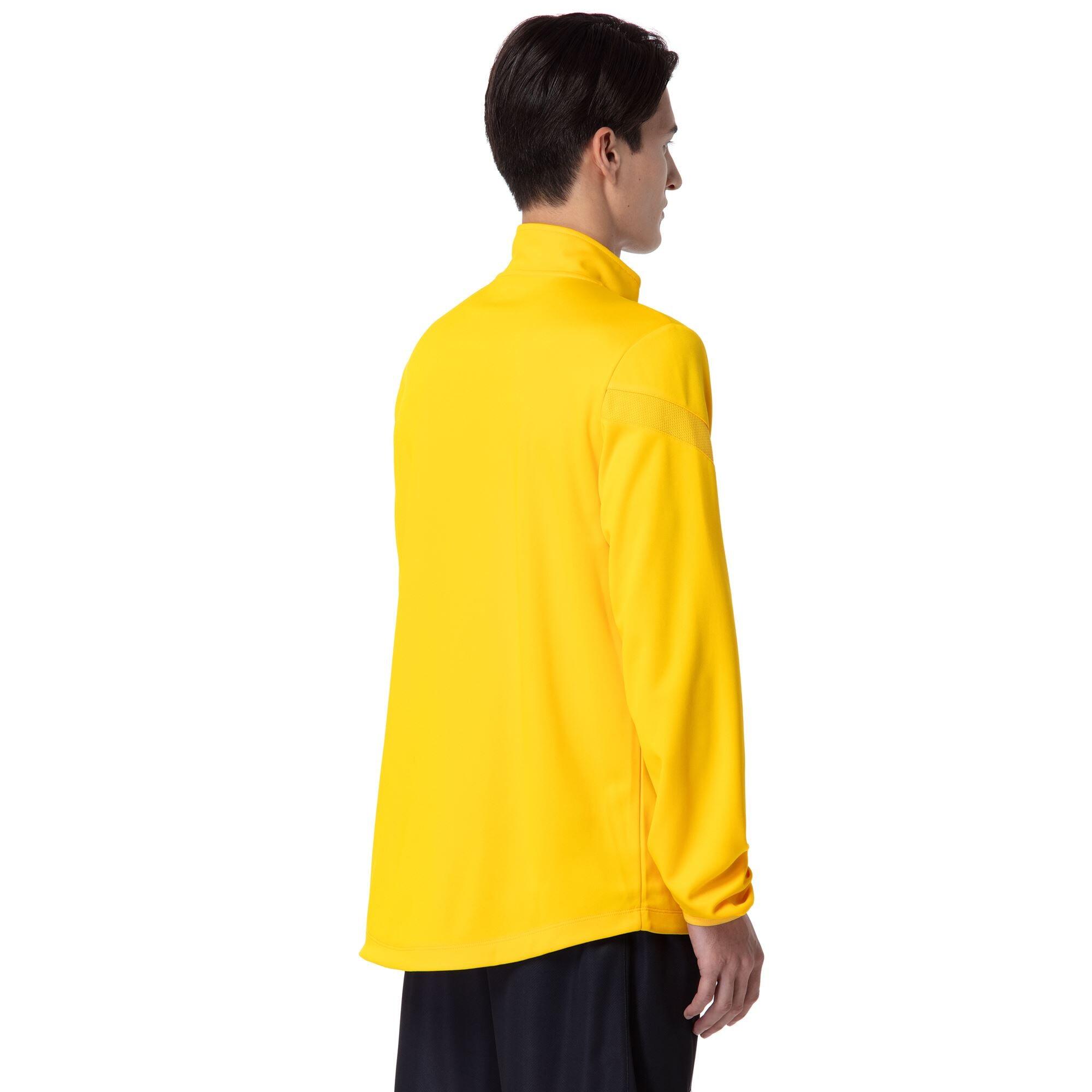 Felpe da uomo in poliestere giallo da calcio 4/6