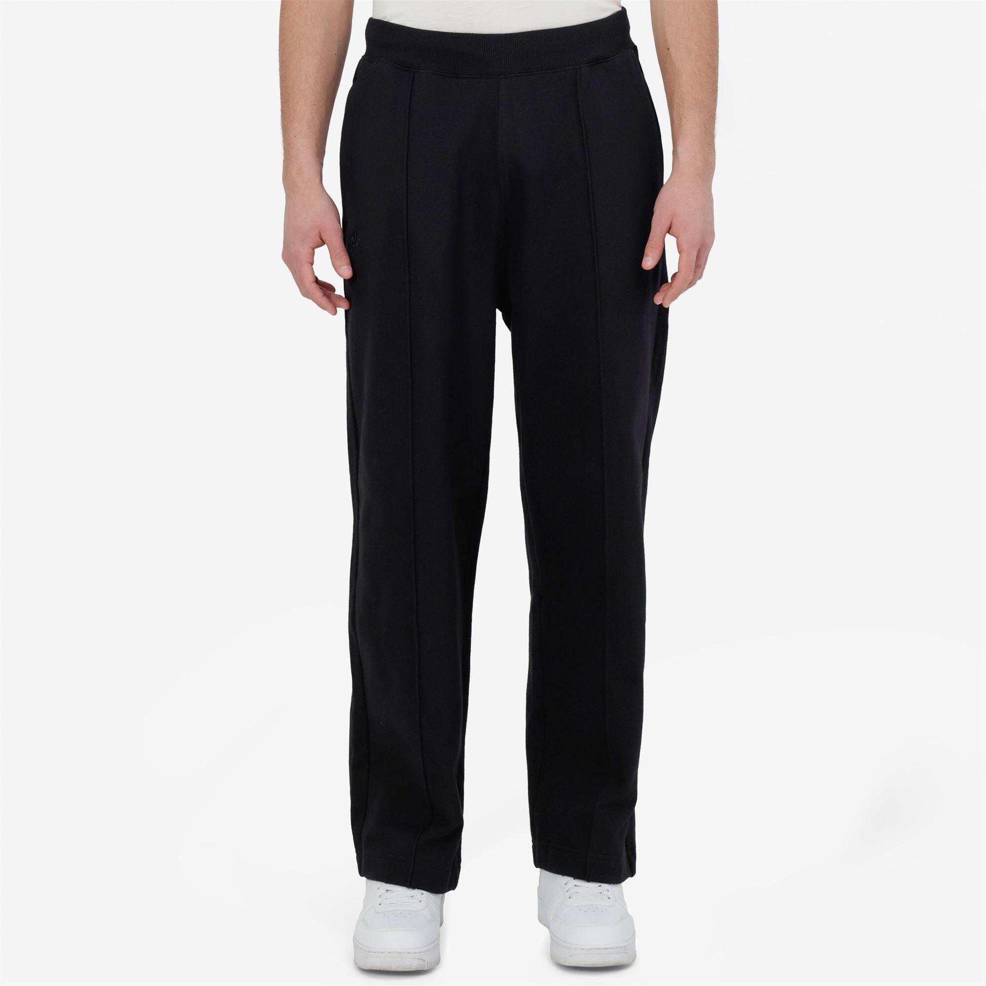 Pantaloni tuta da uomo in cotone nero da streetwear sportivo 5/6
