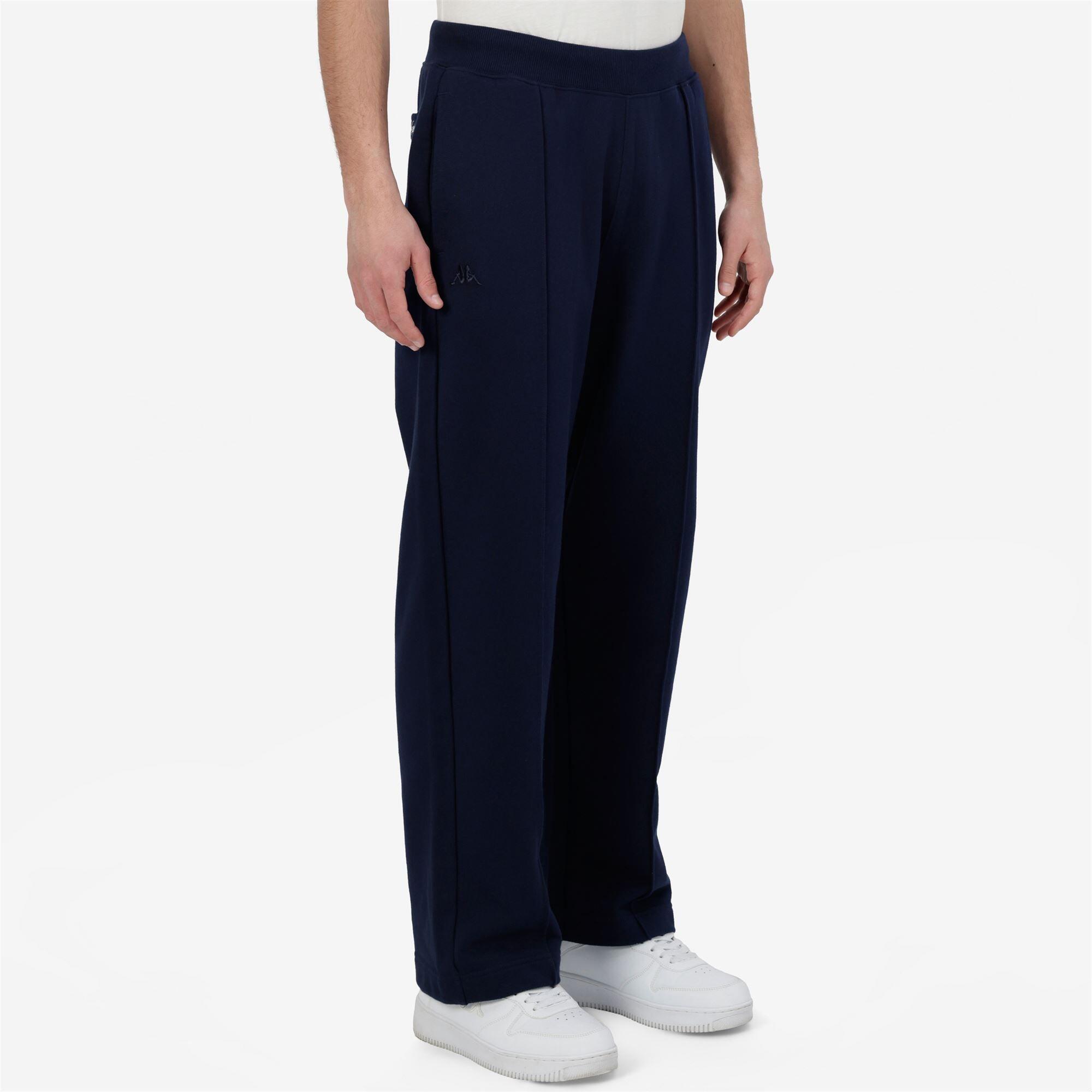 Pantaloni tuta da uomo in cotone blu da streetwear sportivo 5/6