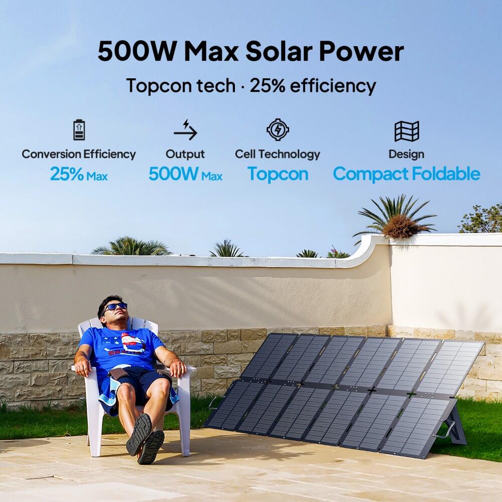 Zonnepaneel BLUETTI SORA 500, 500 W voor Apex 300/AC200PL/AC270P 3/8