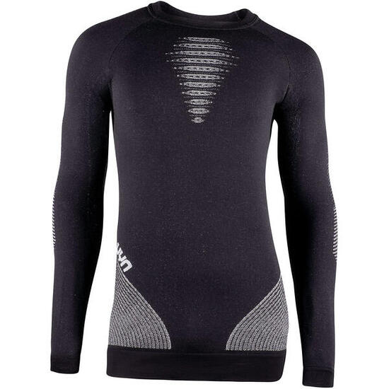 Unterhemden M CASHMERE SHINY 2.0 UW SHIRT LONG SLEEVE ROUND NECK