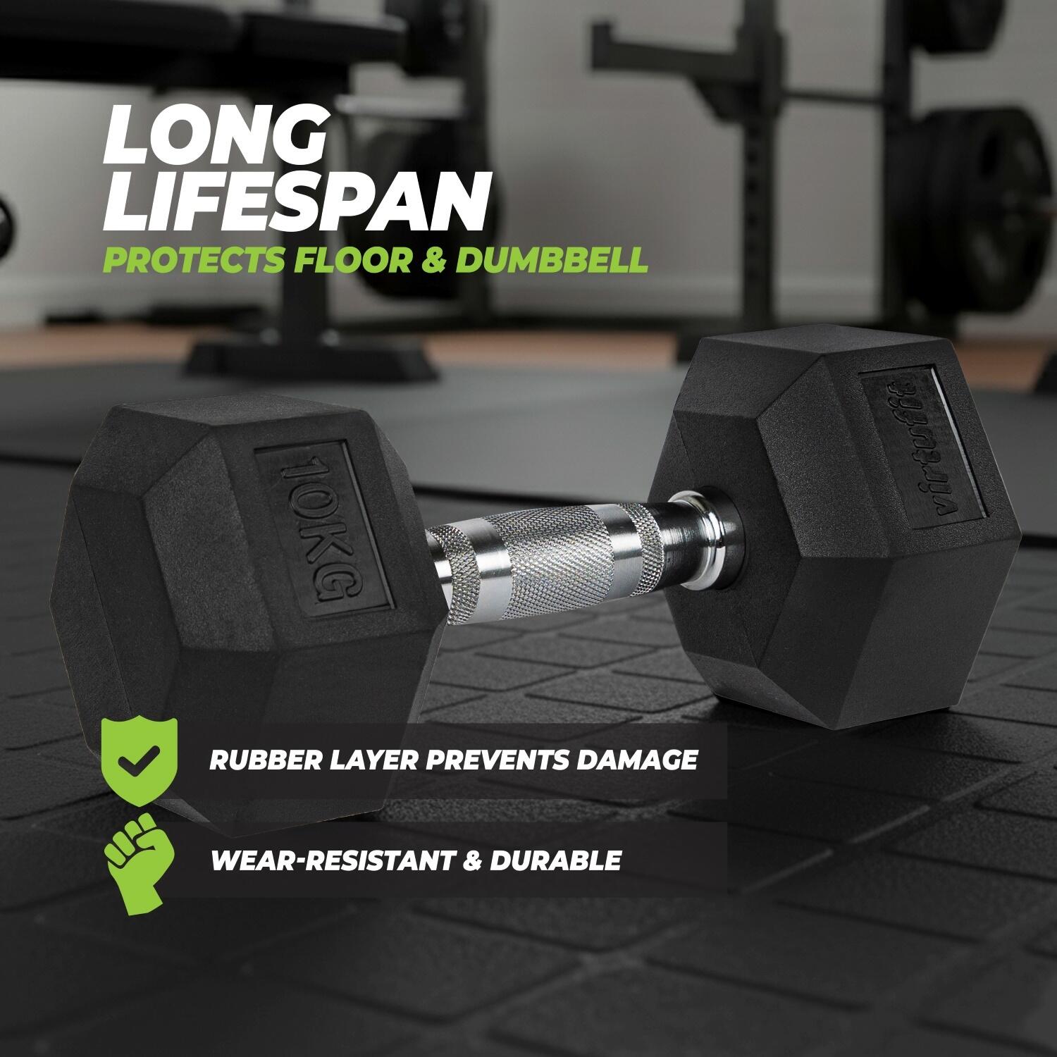 Hexa Dumbbell Pro - Pesos - Por peça - 1 a 40 kg 3/6