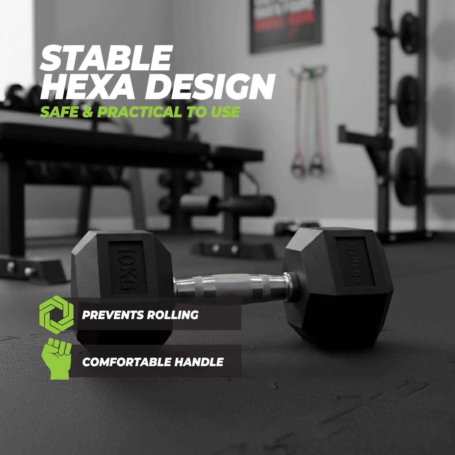 Hexa Dumbbell Pro - Pesos - Por peça - 1 a 40 kg 4/6