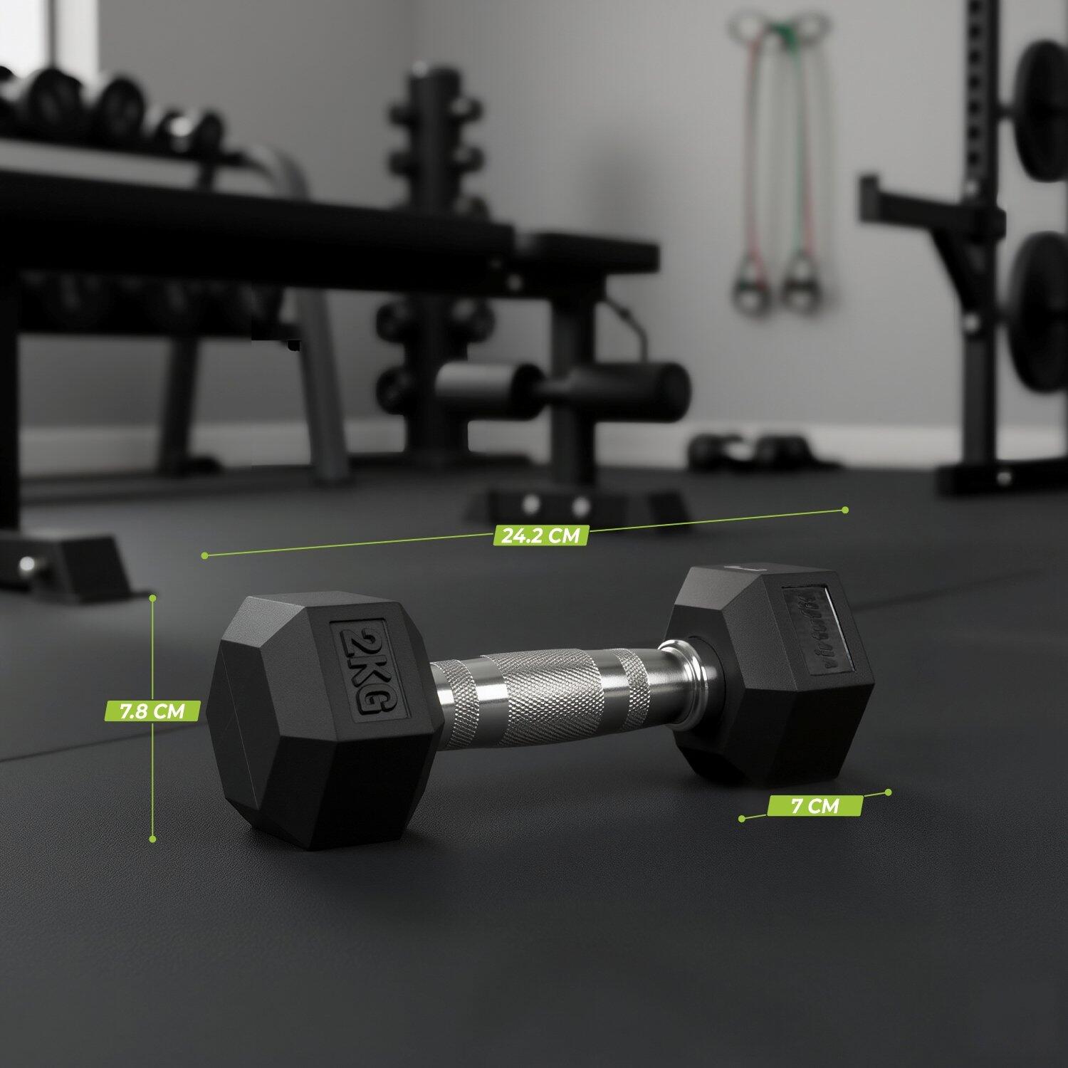 Haltères Musculation - Hexa - Poids - Par piéce - 1 à 40 kg 2/7