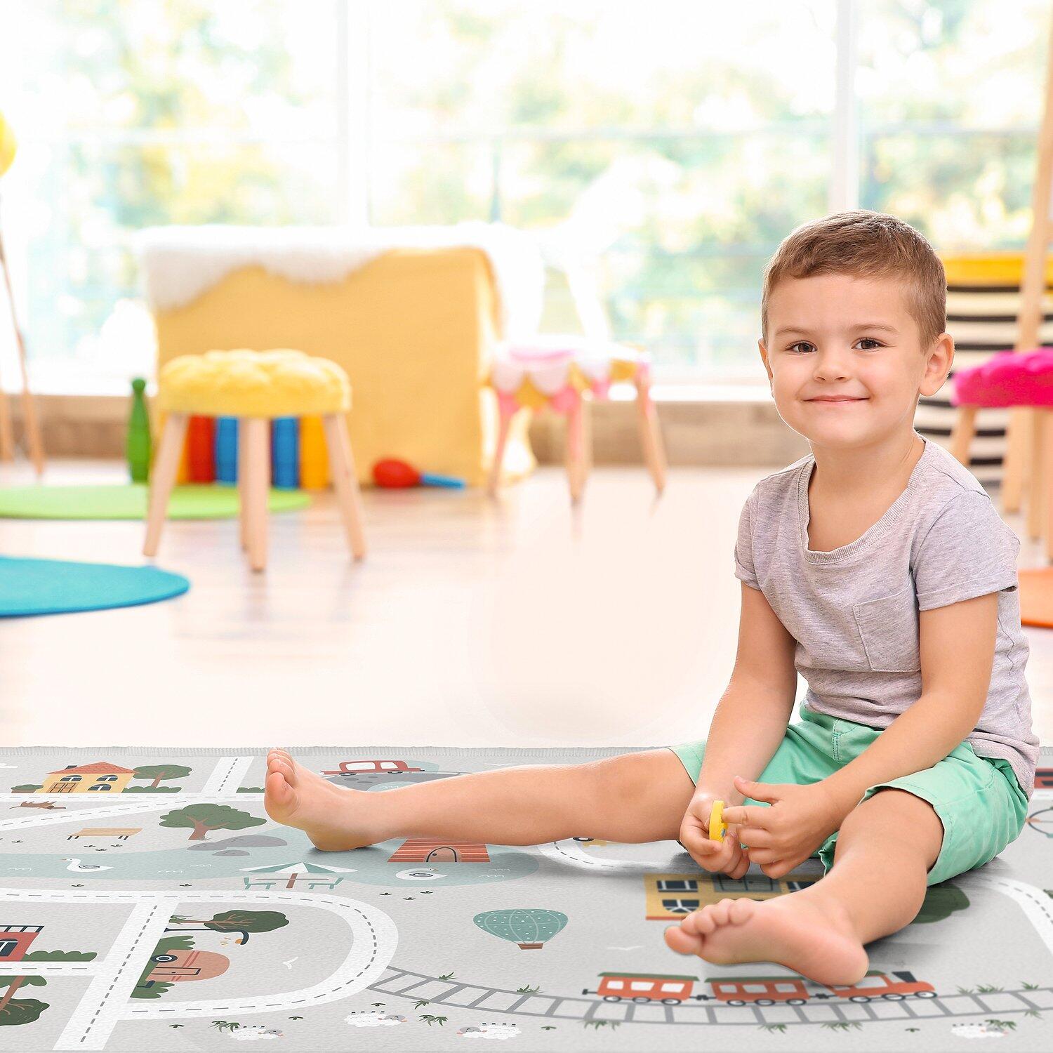 Spielteppich Little City Schulsport Unisex 2/2