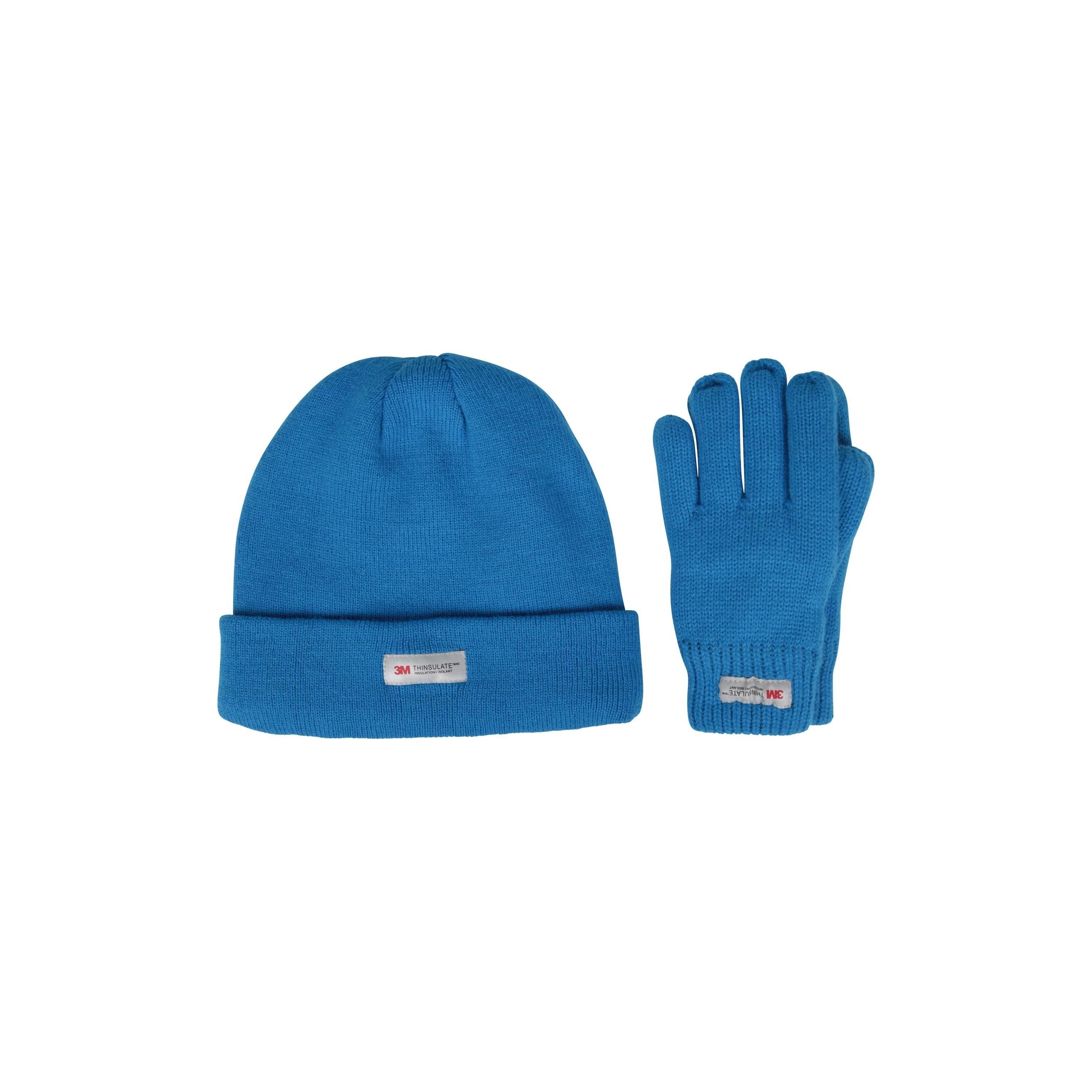 Mountain Warehouse Childrens/Kids Thinsulate Fleece Beanie & Gloves Set