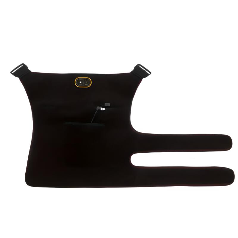 NNETM USB-Powered Heated Hip Brace Massager with Vibration(Black)