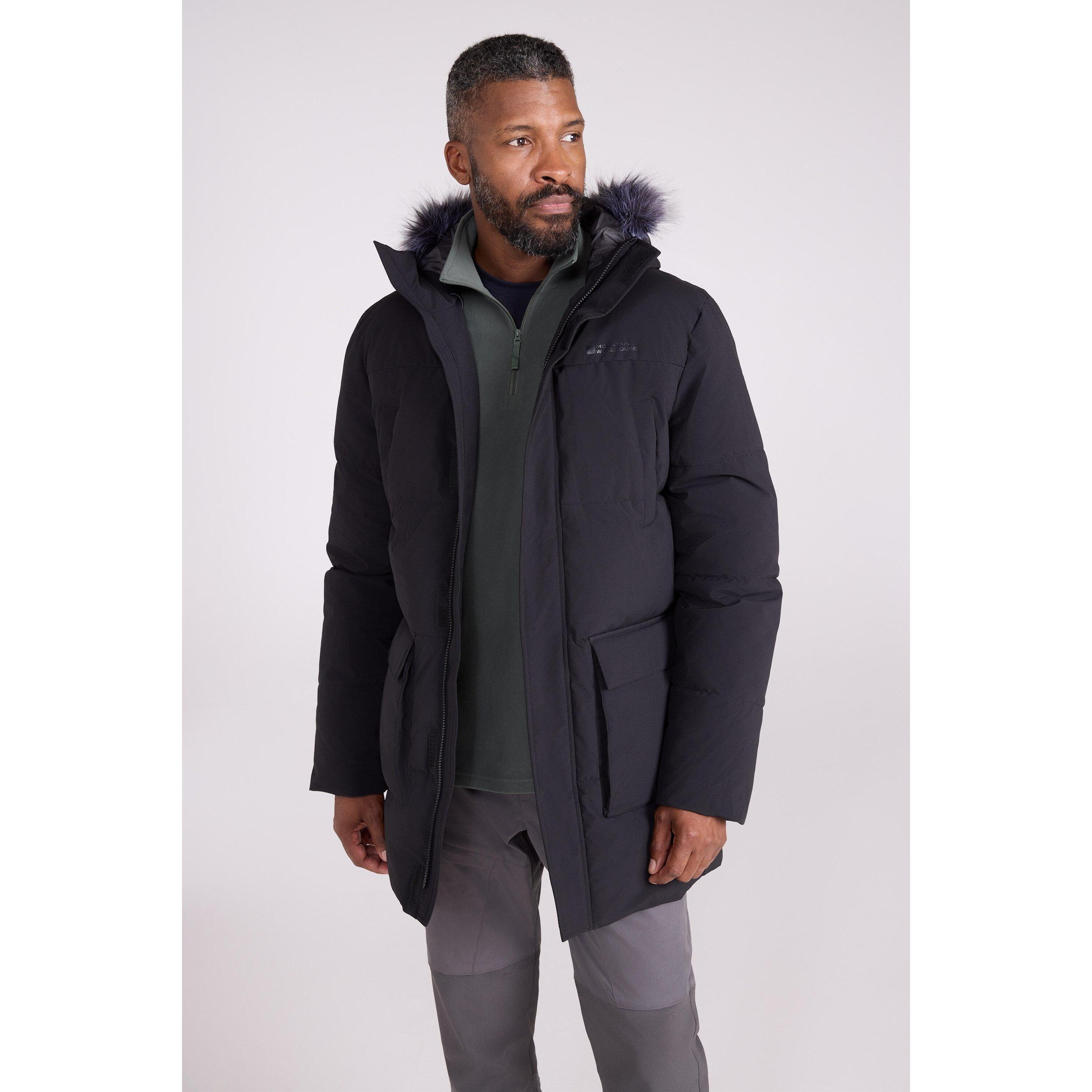 Mountain Warehouse Mens Fern Water Resistant Padded Parka