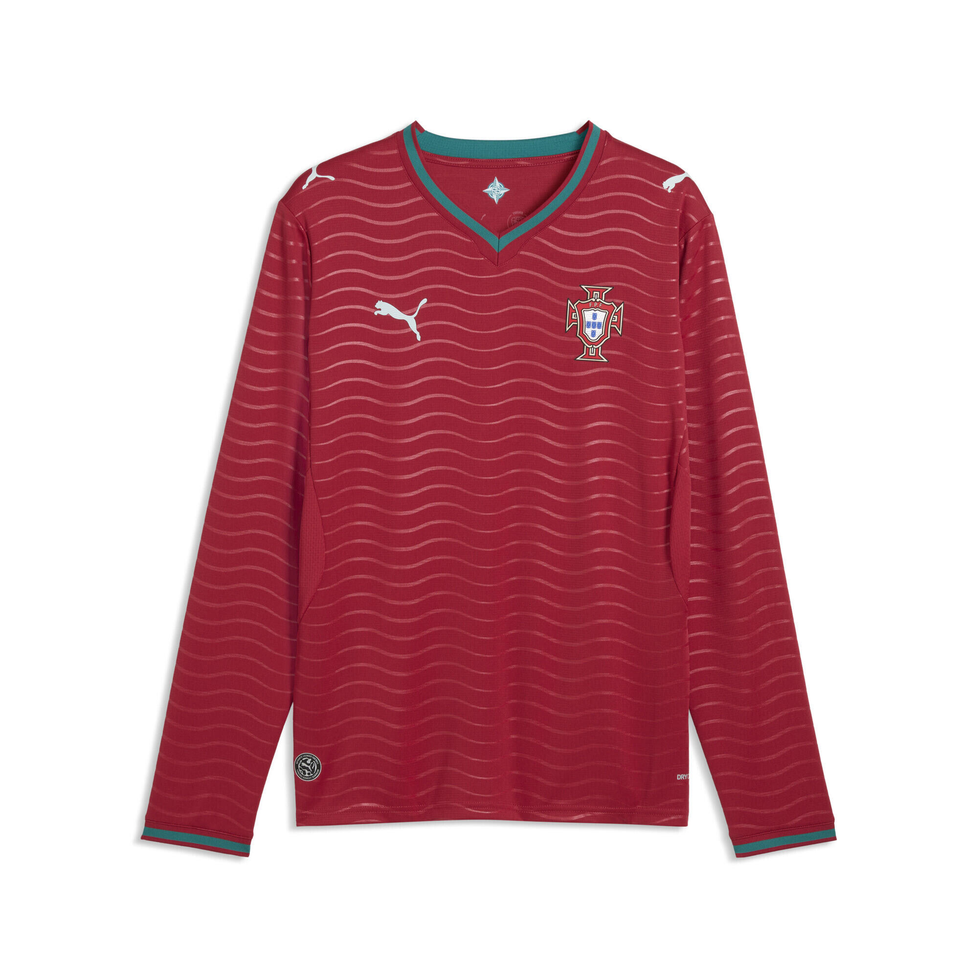 Tricou fotbal bărbați mânecă lungă 2026, roșu PUMA