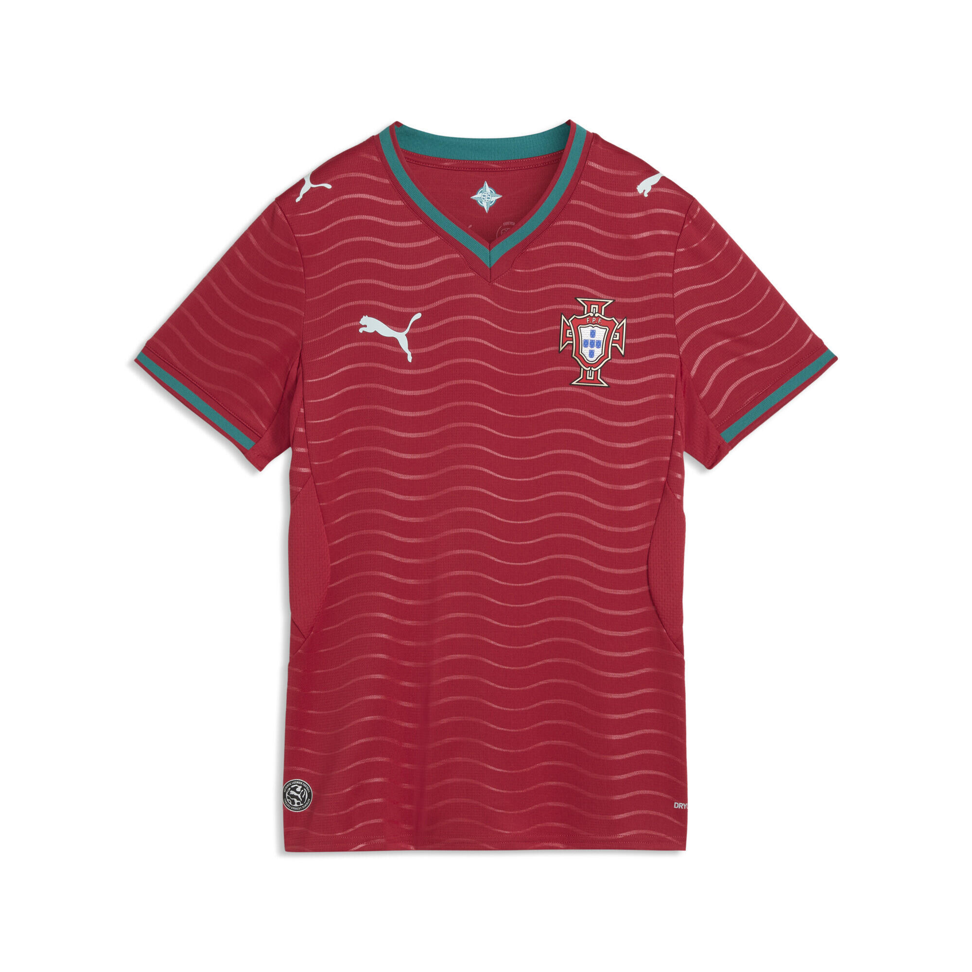 Puma - Maillot Home Portugal 2026 Femme Puma - Maillot Manches Courtes - Rouge|vert - Decathlon