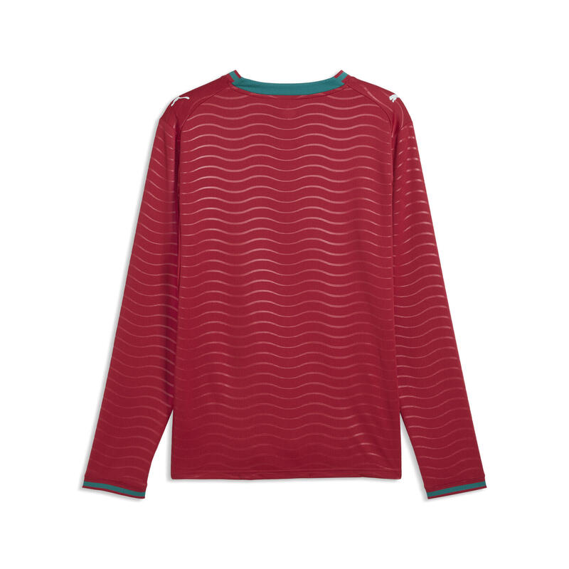 Tricou fotbal bărbați mânecă lungă 2026, roșu PUMA