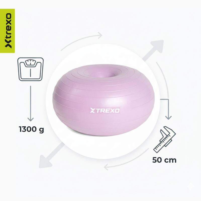 Minge de gimnastică XTREXO Donut