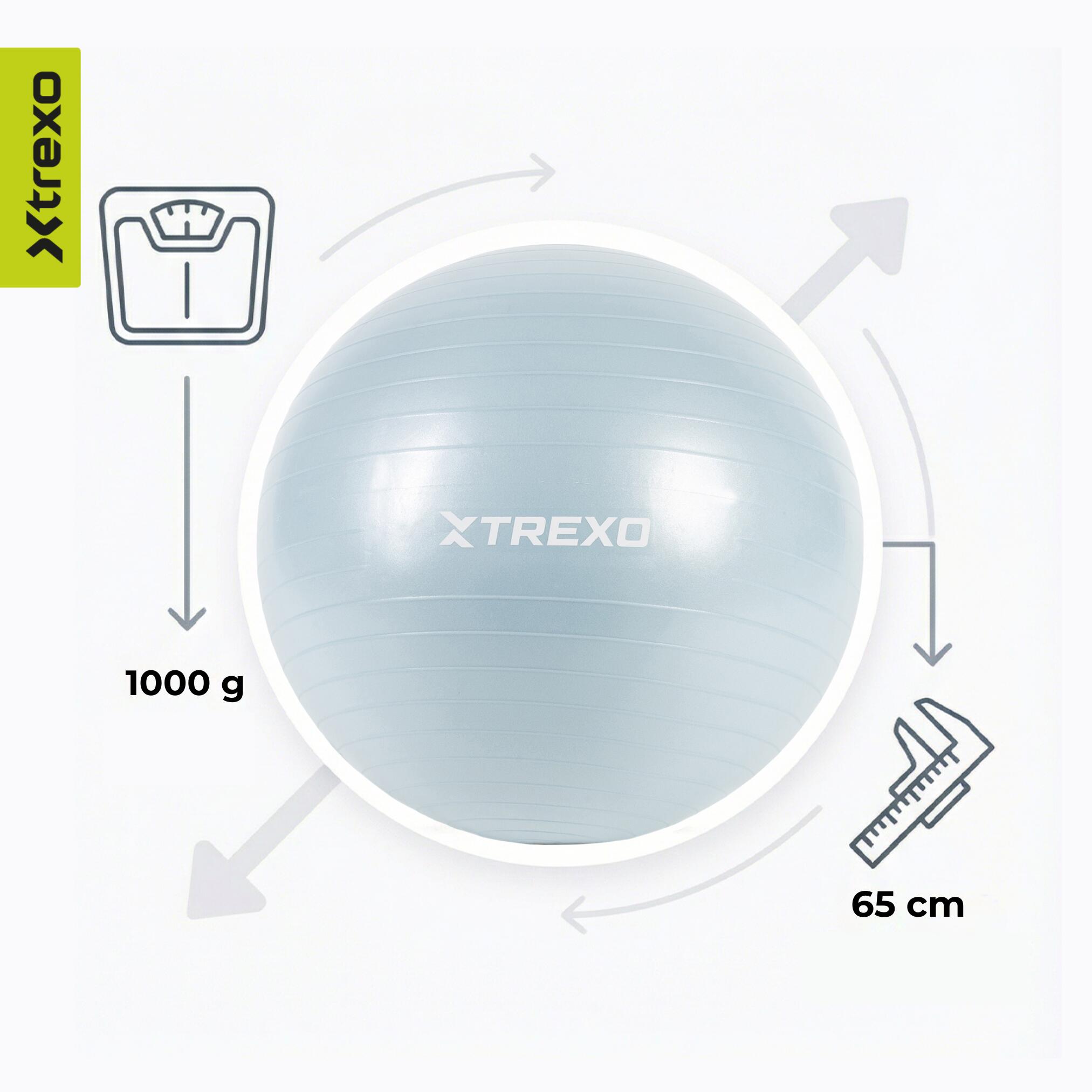 Pelota de gimnasia XTREXO TXO-B4Z008-BL 7/7