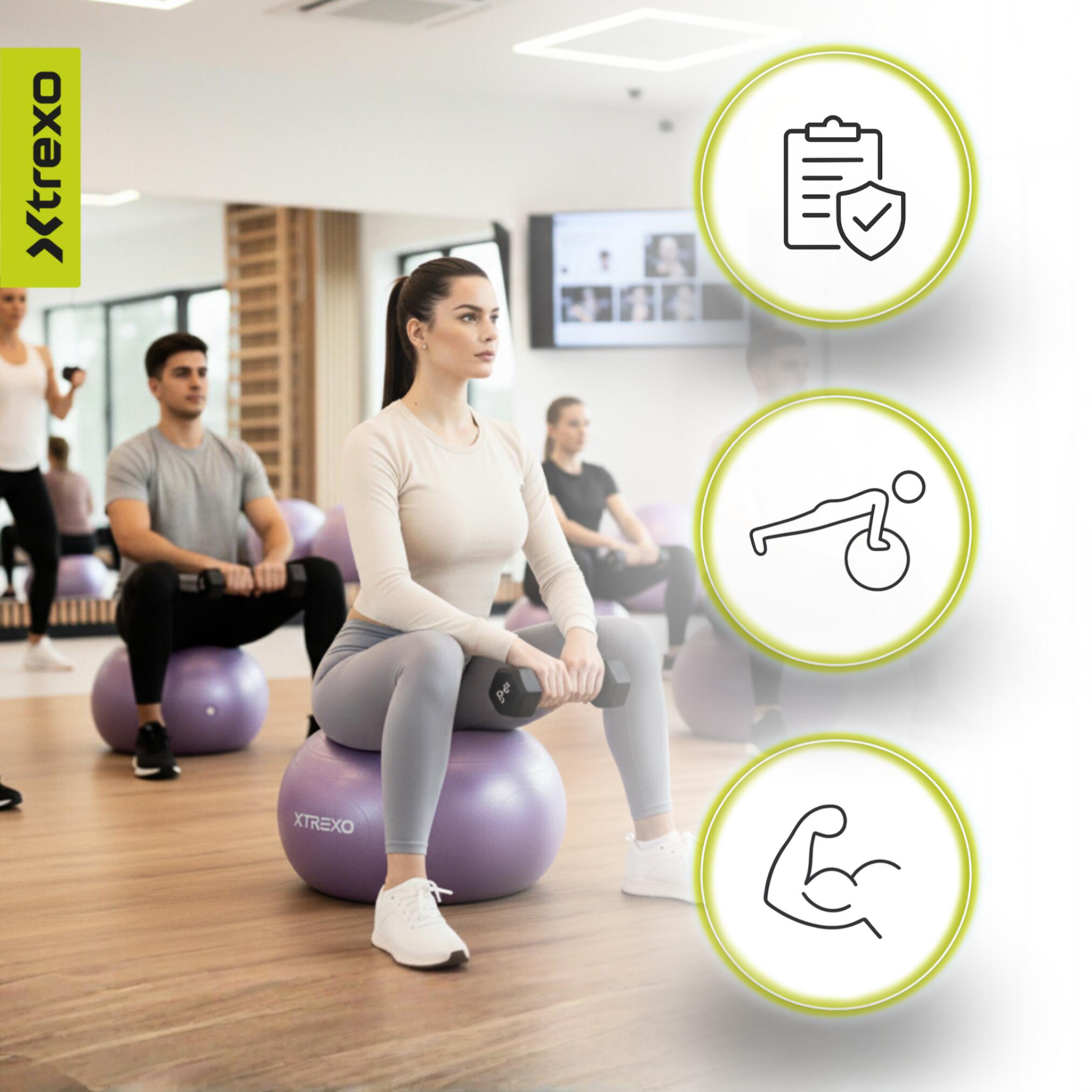 Palla da ginnastica XTREXO Donut 5/7