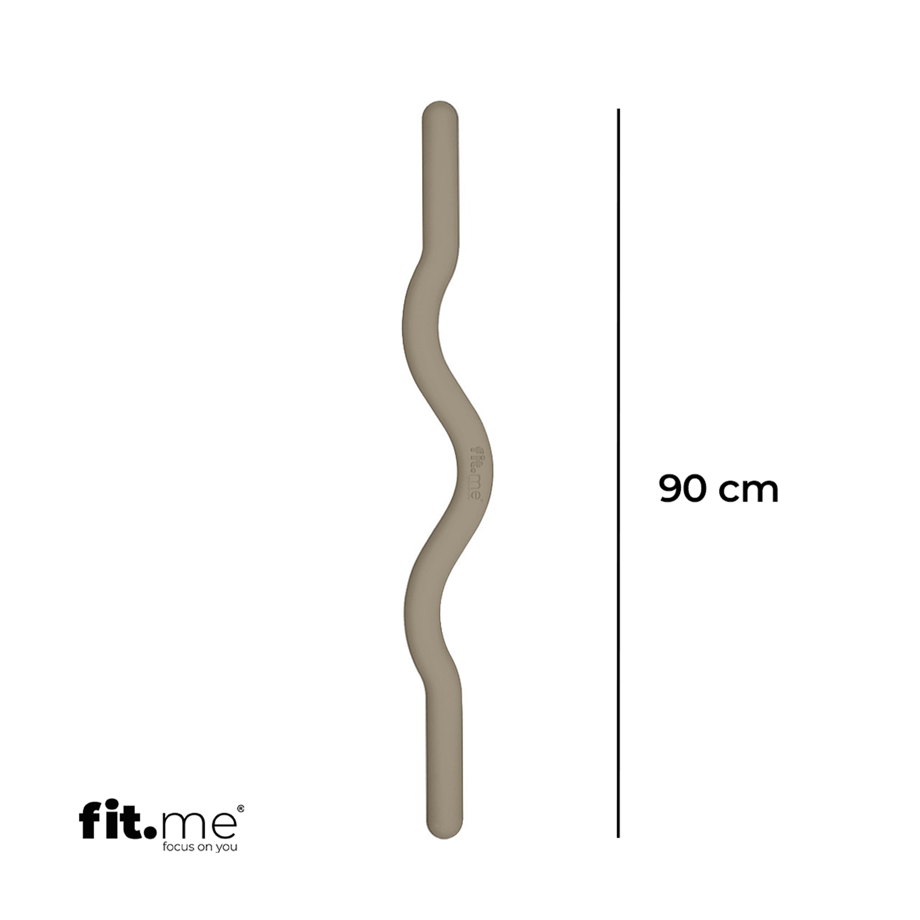 SZTANGA OBCIĄŻENIOWA ŁAMANA SILIKONOWA DO ĆWICZEŃ FITNESS PILATES 6.8 KG 5/7