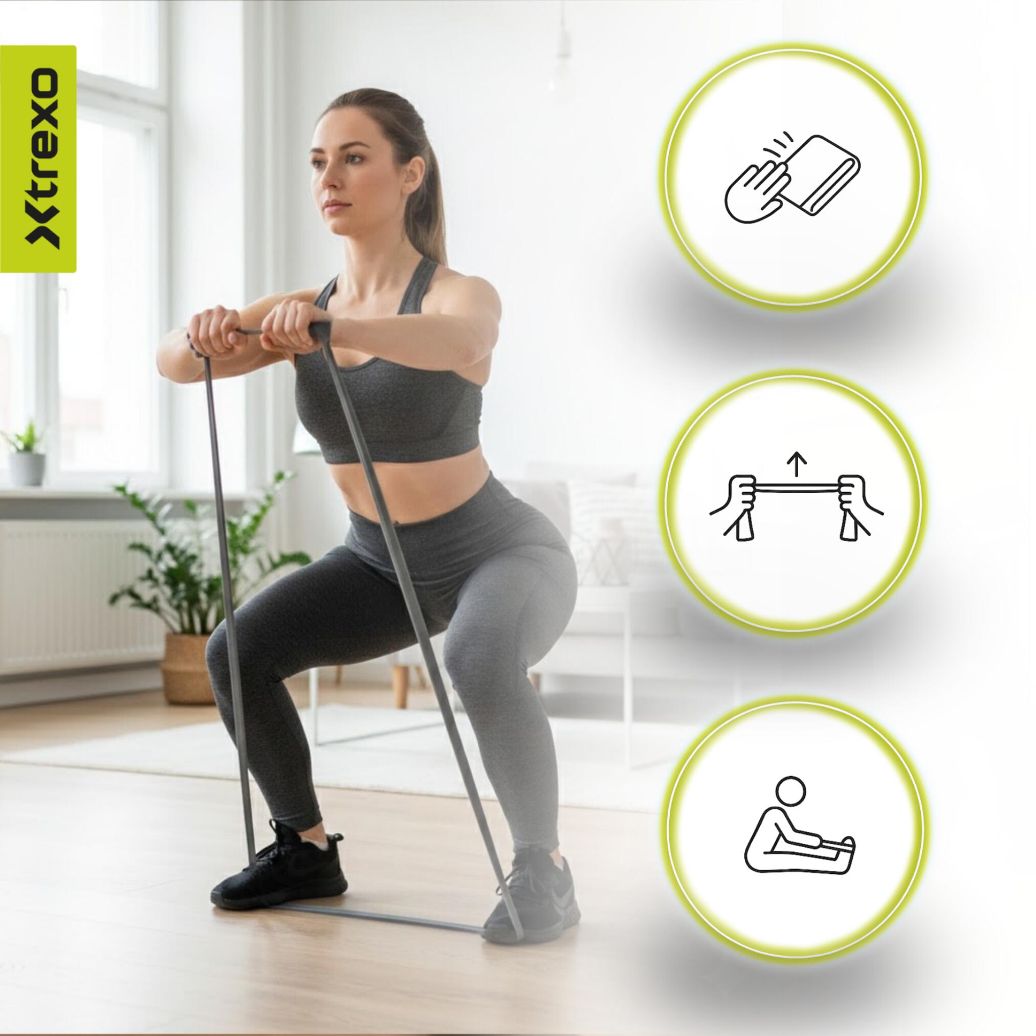 Rehabilitationsband XTREXO TXO-B4Z071-GY 4/7