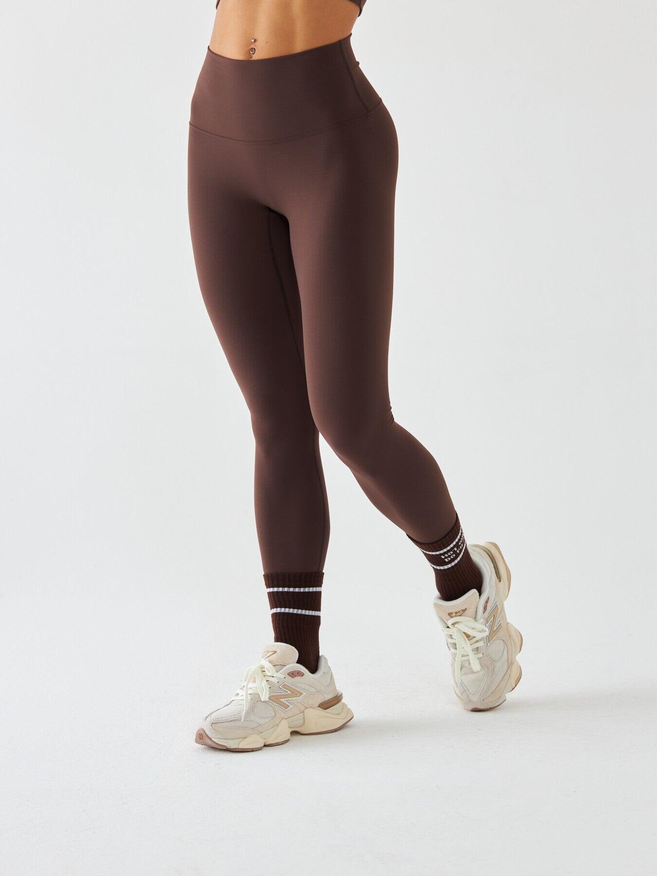 Braune Sportleggings – Morning Dew 3/7