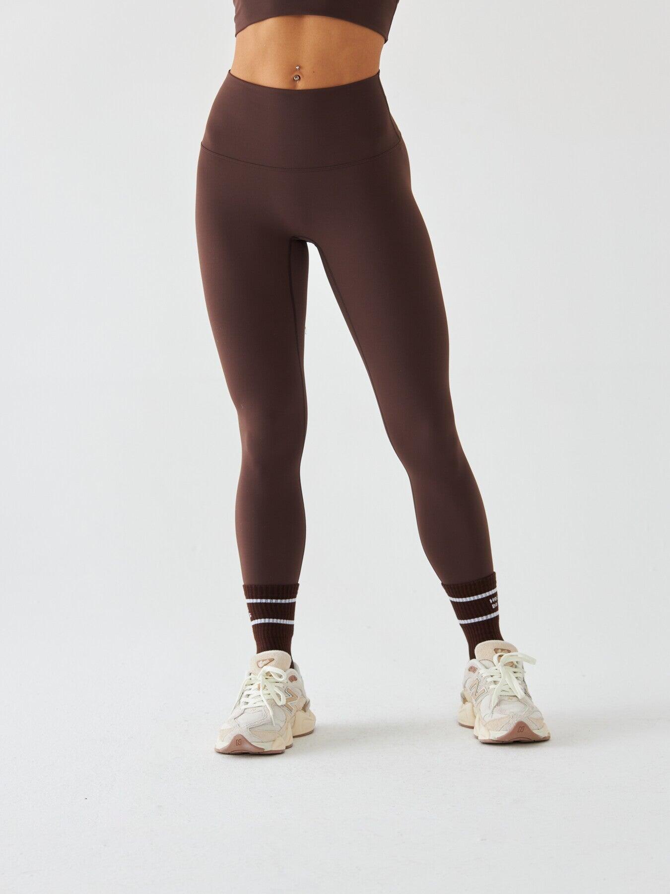 Braune Sportleggings – Morning Dew 2/7
