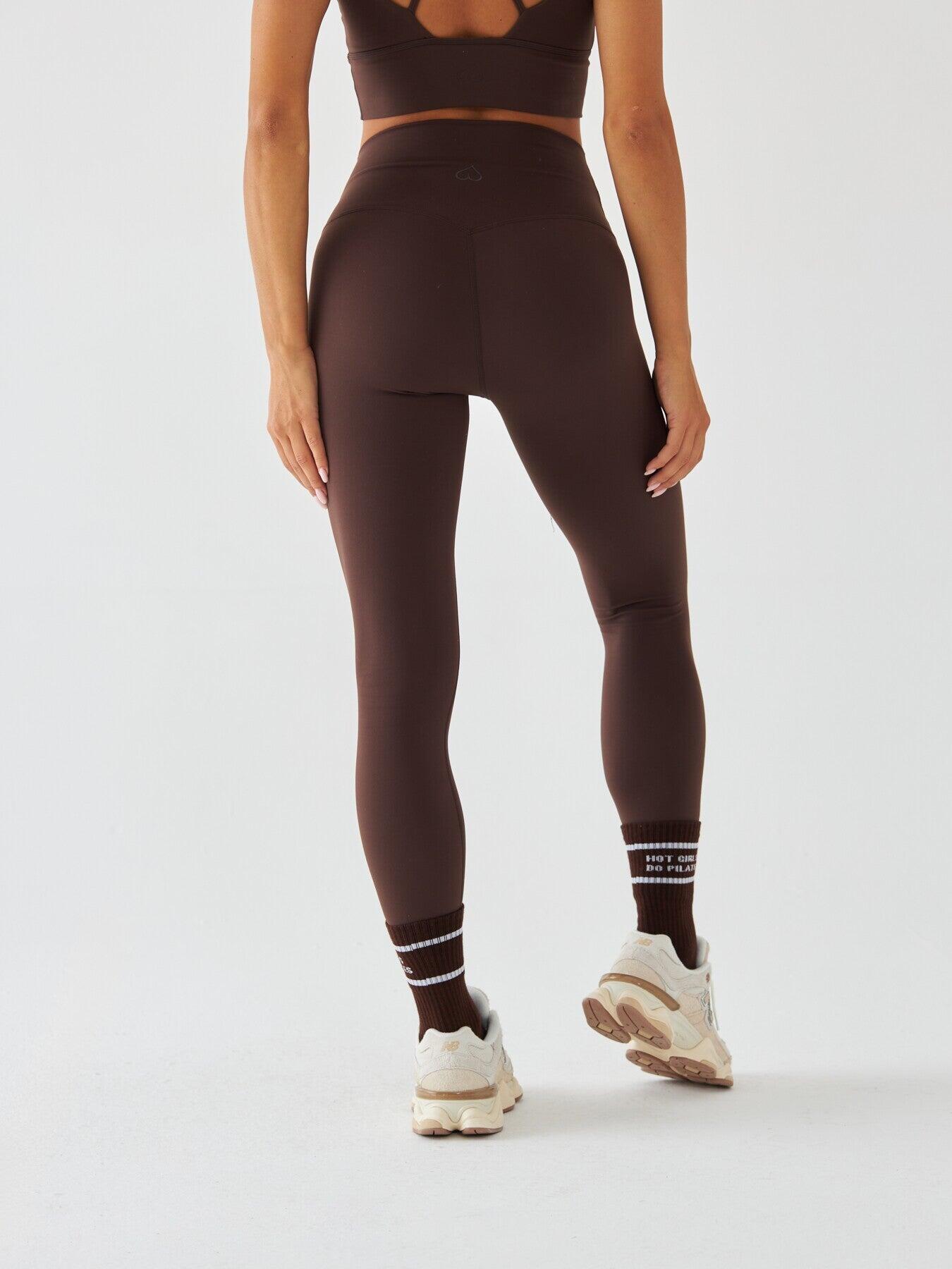 Braune Sportleggings – Morning Dew 4/7