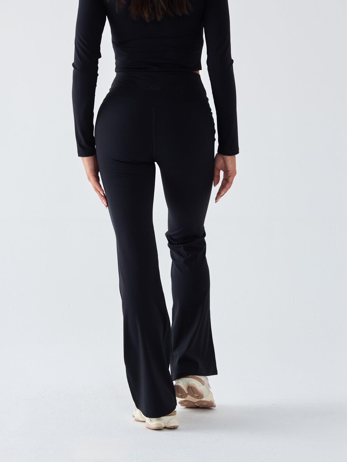 Schwarze Flrared Leggings – Morning Dew 4/7