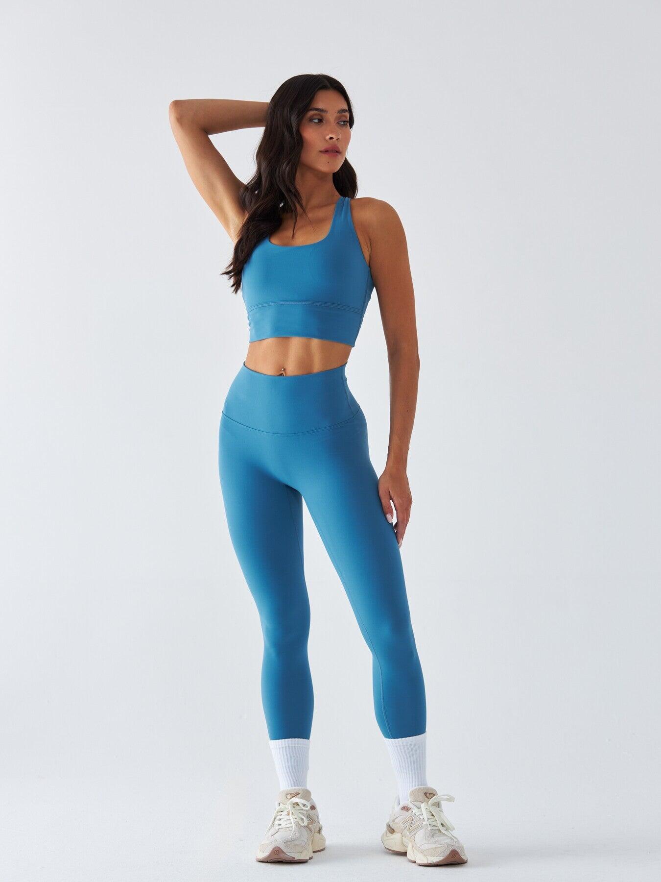Blauer Sport-BH – Morning Dew 6/7