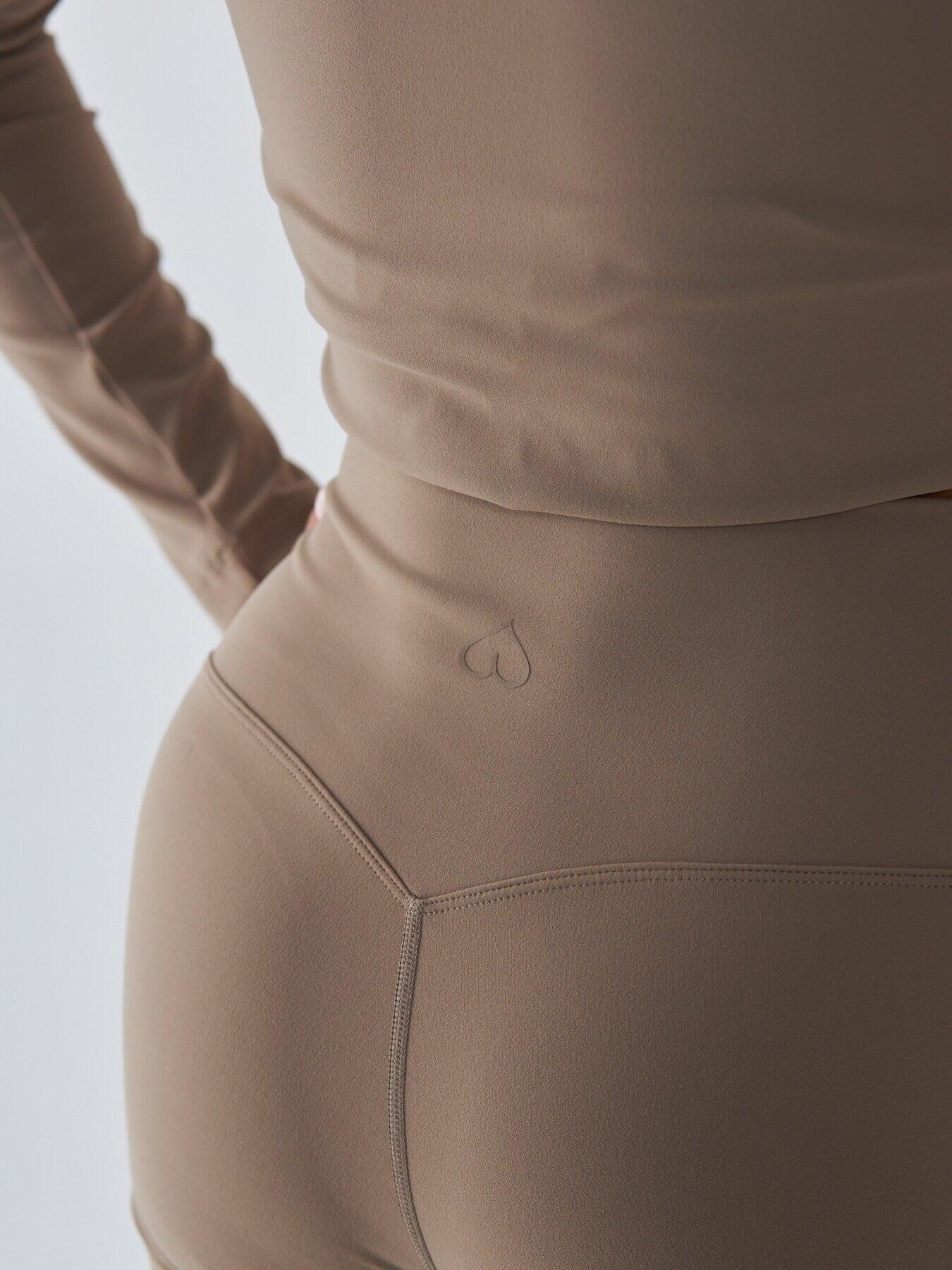Beige Flared Leggings – Morning Dew 7/7