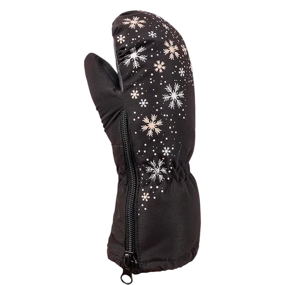 Cairn - Moufles De Ski Noir À Motifs Fille Cairn Colomby - Gants - Noir - 4-5 Ans - Decathlon