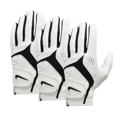 Dura feel x golfhandschoenen (set van 3) (wit, zwart)