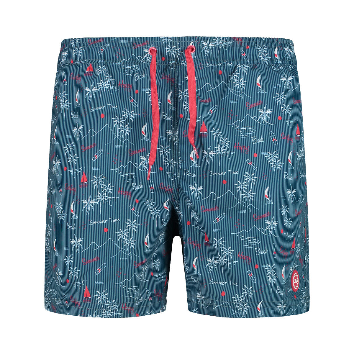 CMP Pantaloncini da bagno con motivo tropicale CMP