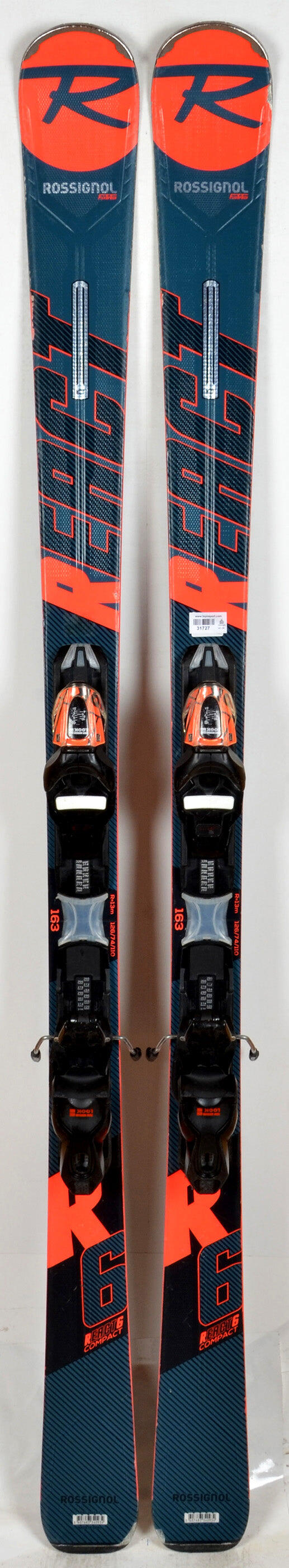 REONDITIONNE - Skis Rossignol REACT R6 Compact - CORRECT 3/4