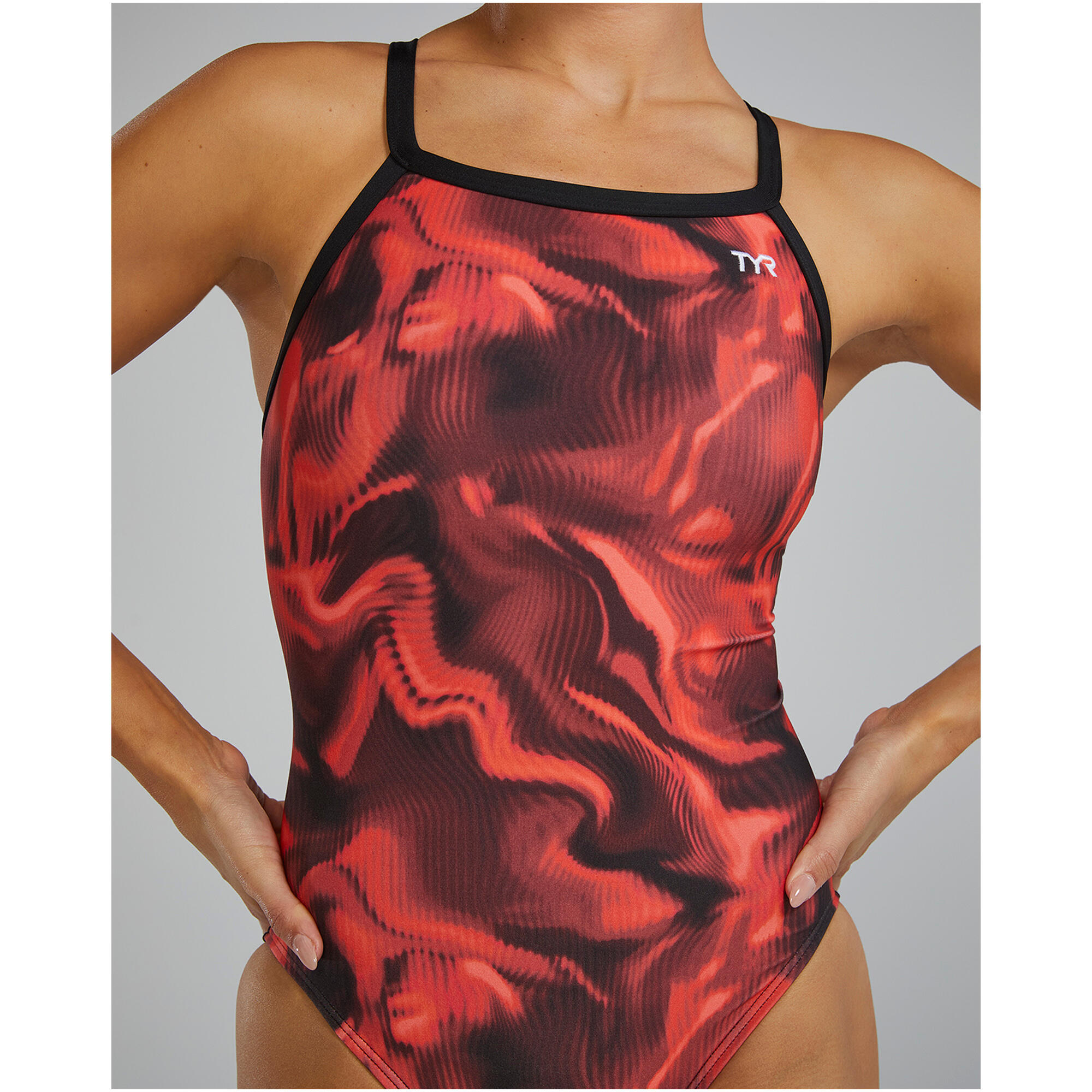 Fato de banho TYR Durafast Elite® Diamondfit Waveform feminino tamanho UK30 EU40 5/7