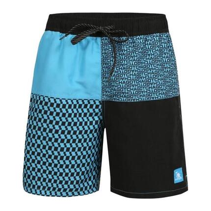 Short de bain Noir/Bleu Homme Gotcha Grid
