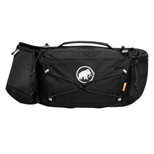 Sac ceinture MAMMUT Lithium Waistpack 3L Noir recyclé avec porte-gourde