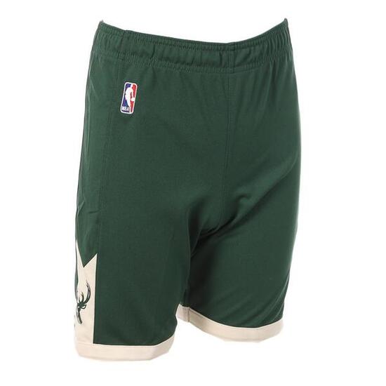 Short Basket NBA Bambino Milwaukee Bucks Verde/Beige
