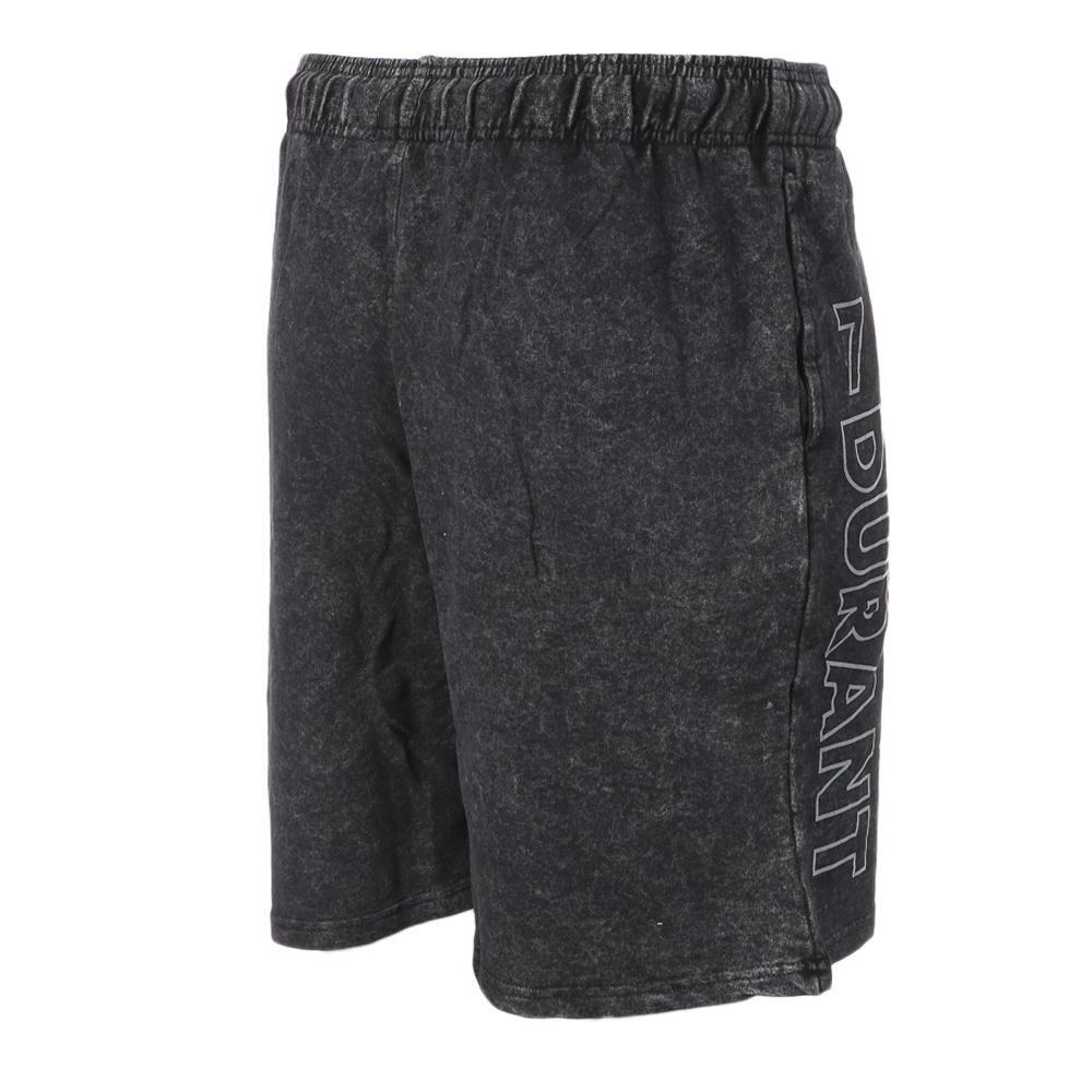 NBA Brooklyn Nets Threat Active Shorts für Herren, Grau meliert 3/3