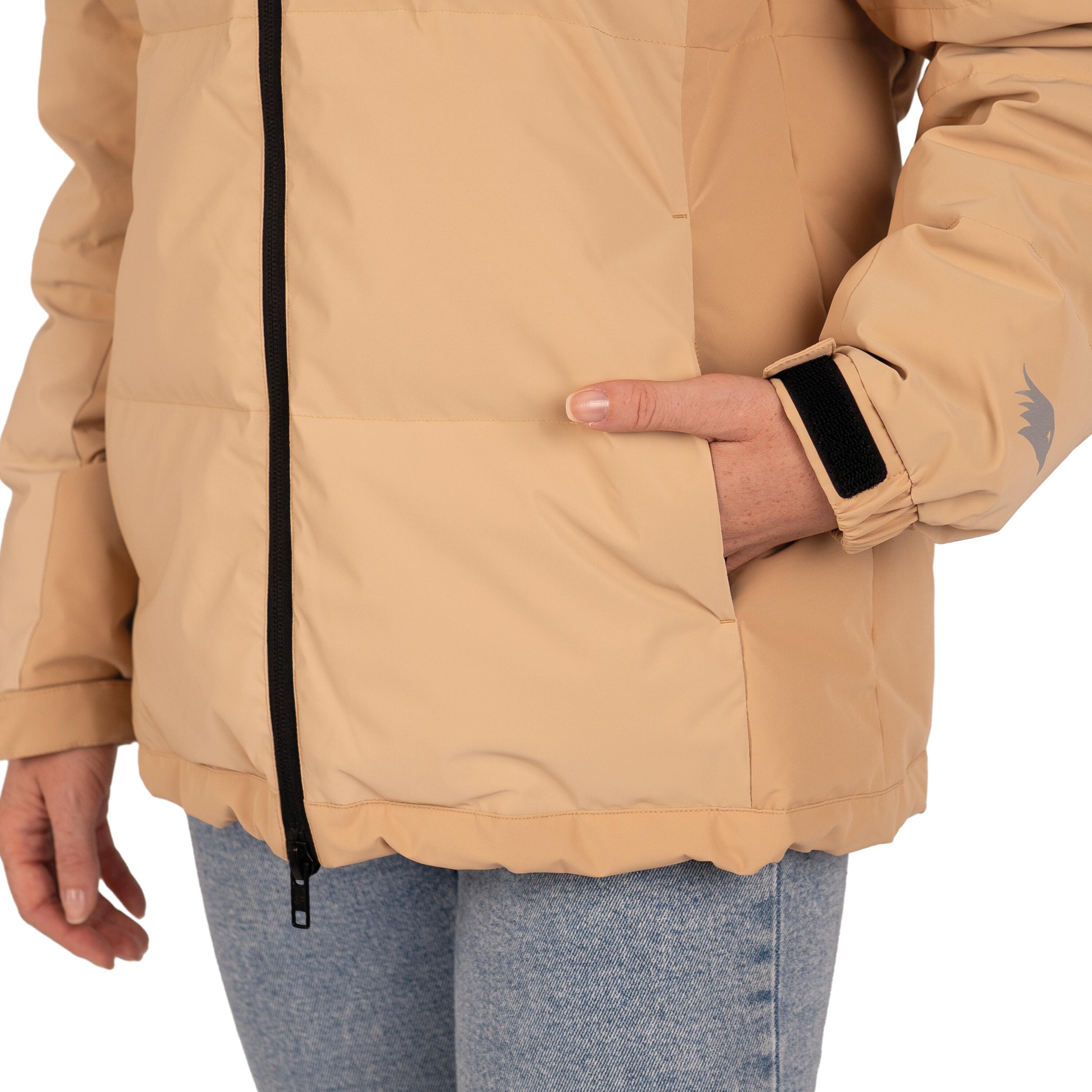 Doudoune d’Hiver Réfléchissante Femme Déperlante et Respirante 2/7
