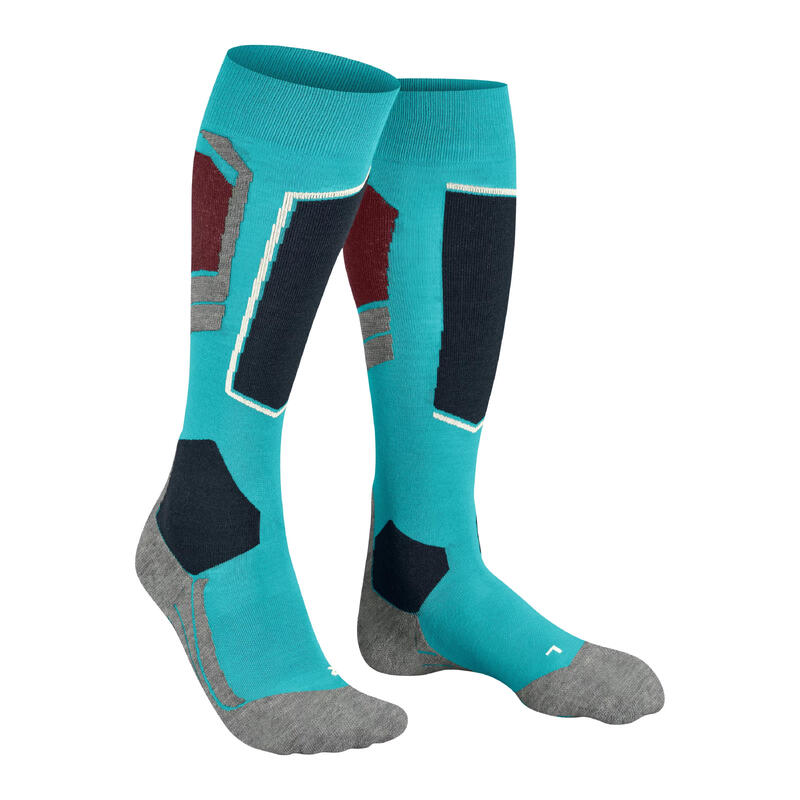 FALKE SK4 Advanced Heren Skisokken – Warm, Dun, Van Functioneel Wolmateriaal, Voor Sportieve Skiërs