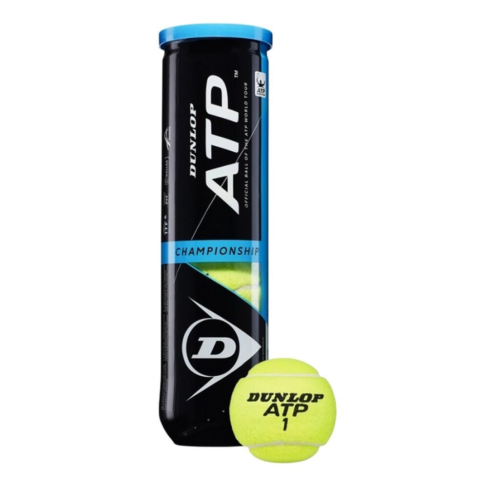 ATP Championship Tennis Balls (Pack of 4) (Neon Green) 2/2