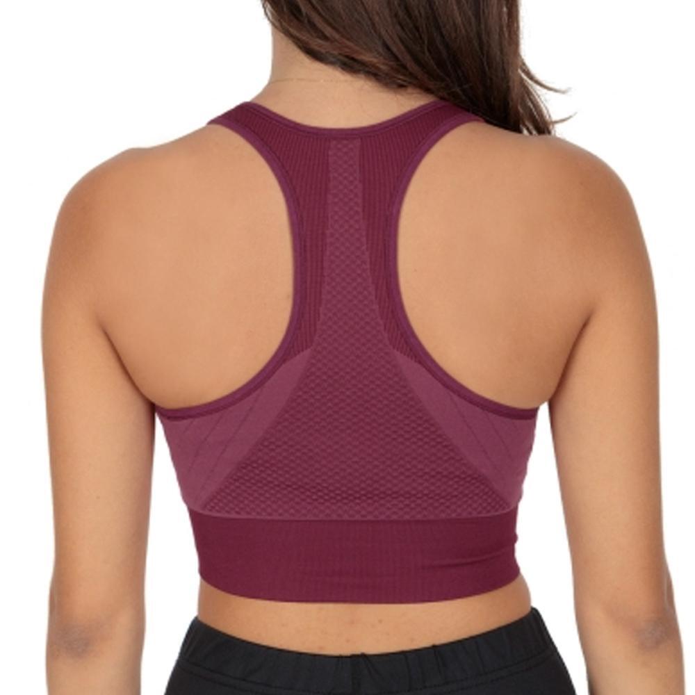 Brassière Rouge Femme Odlo Seamless 2/2