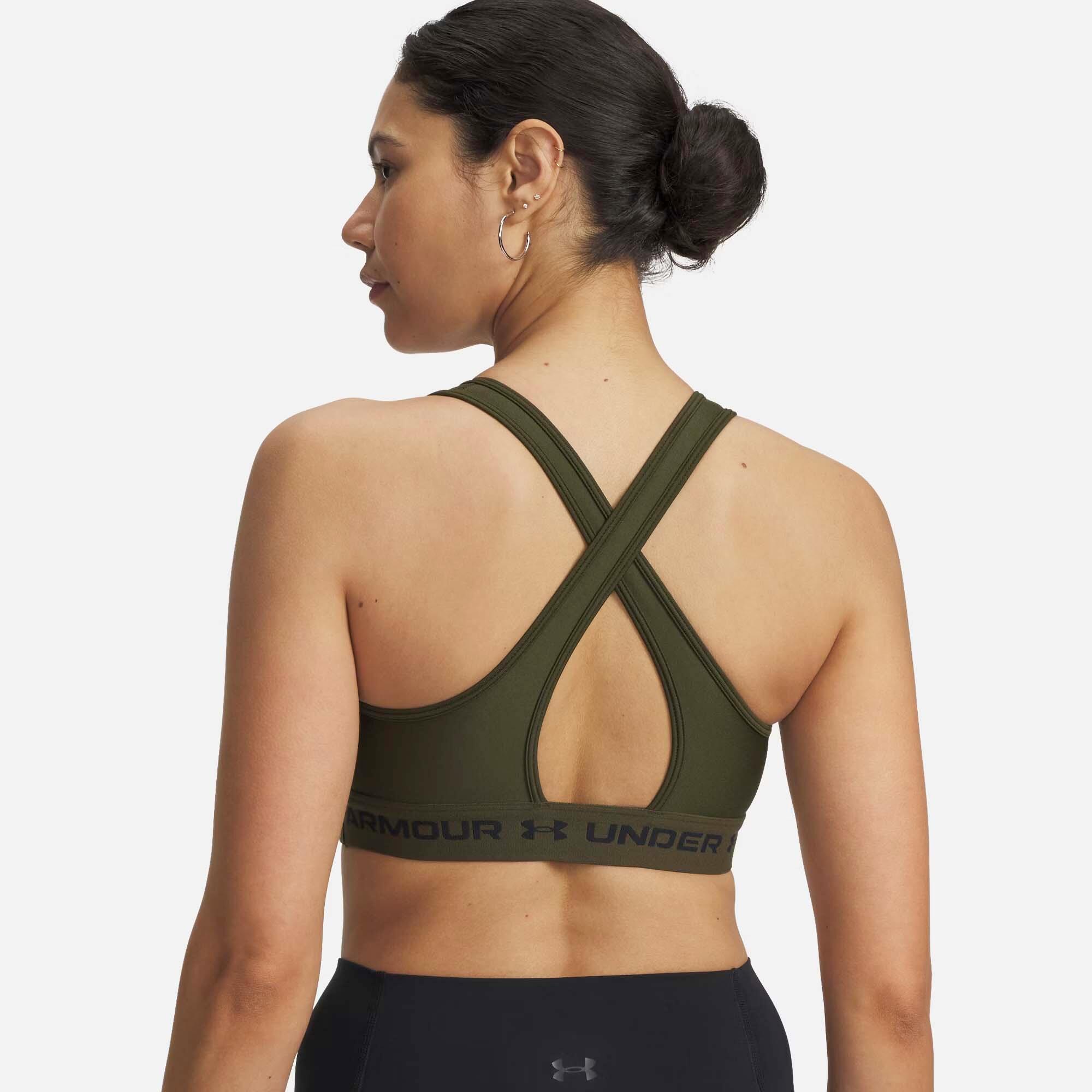 Top Under Armour Brassière Crossback Mid Femme 3/4