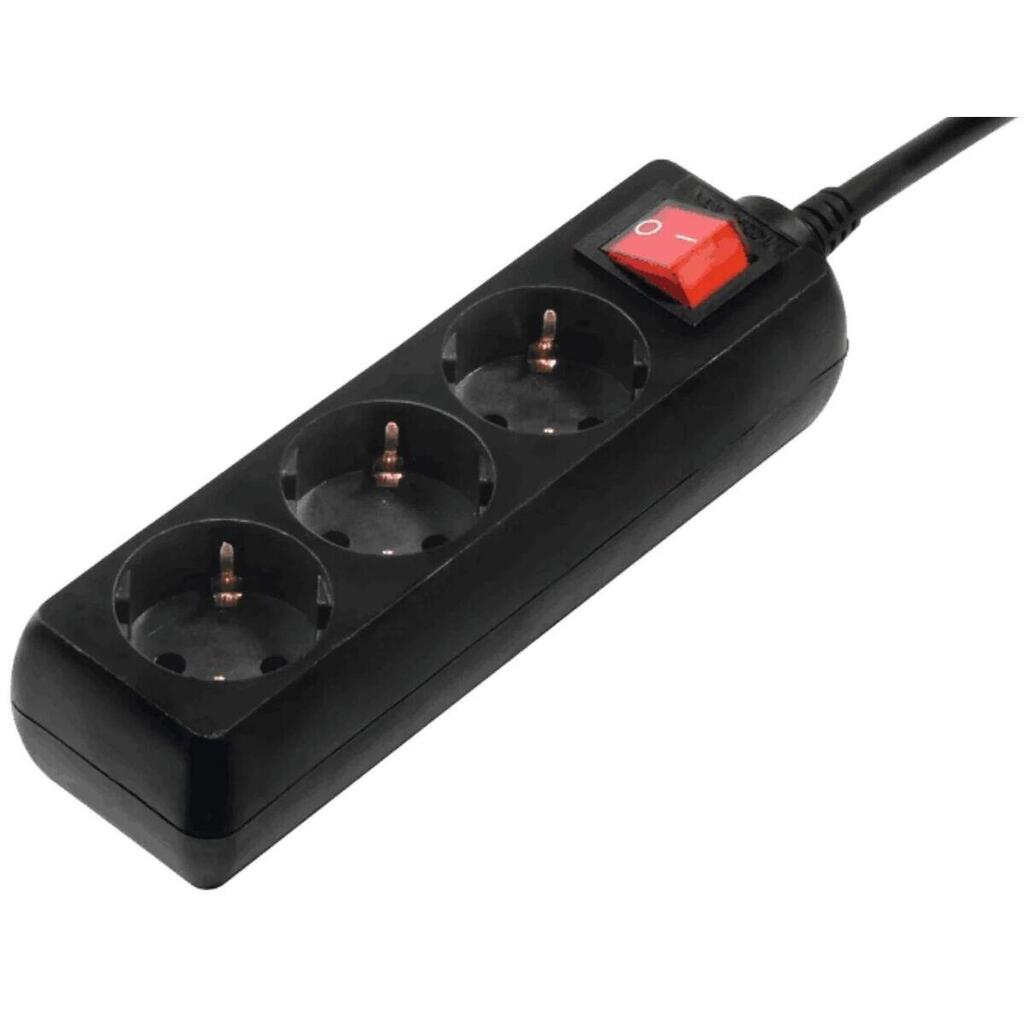 3-socket plugboard with power switch HAMA 69223782 Plug EU