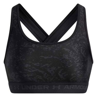 Top under armor crossback mid print vrouwen