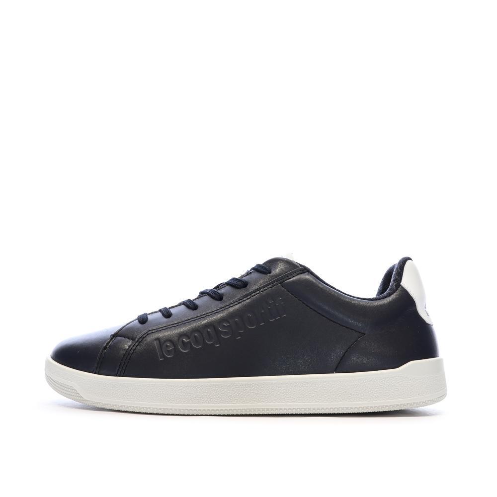 Men's Black Le Coq Sportif Courtgalo Trainers
