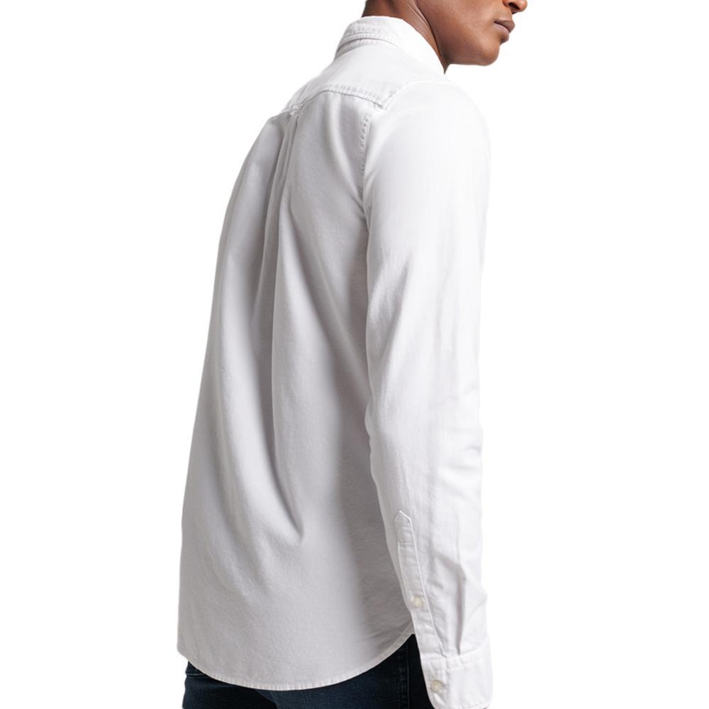 Koszula z długim rękawem z bawełny organicznej Superdry Oxford 3/7