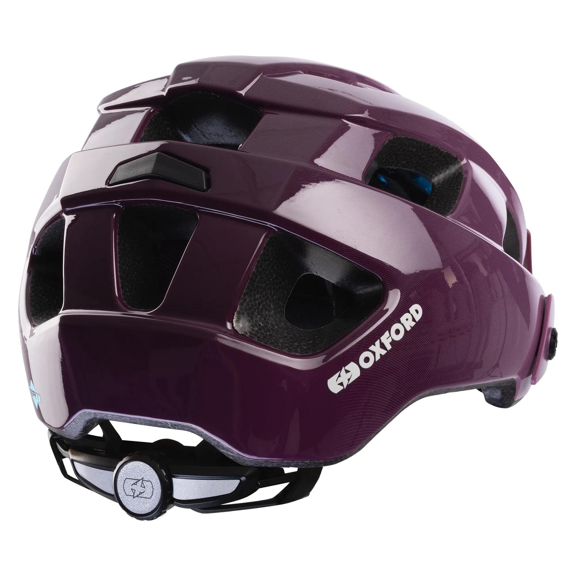 Oxford Sequor Cycle Helmet 59-63 cm gloss purple | Decathlon Oxford Sequor Cycle Helmet 59-63 cm gloss purple | Decathlon