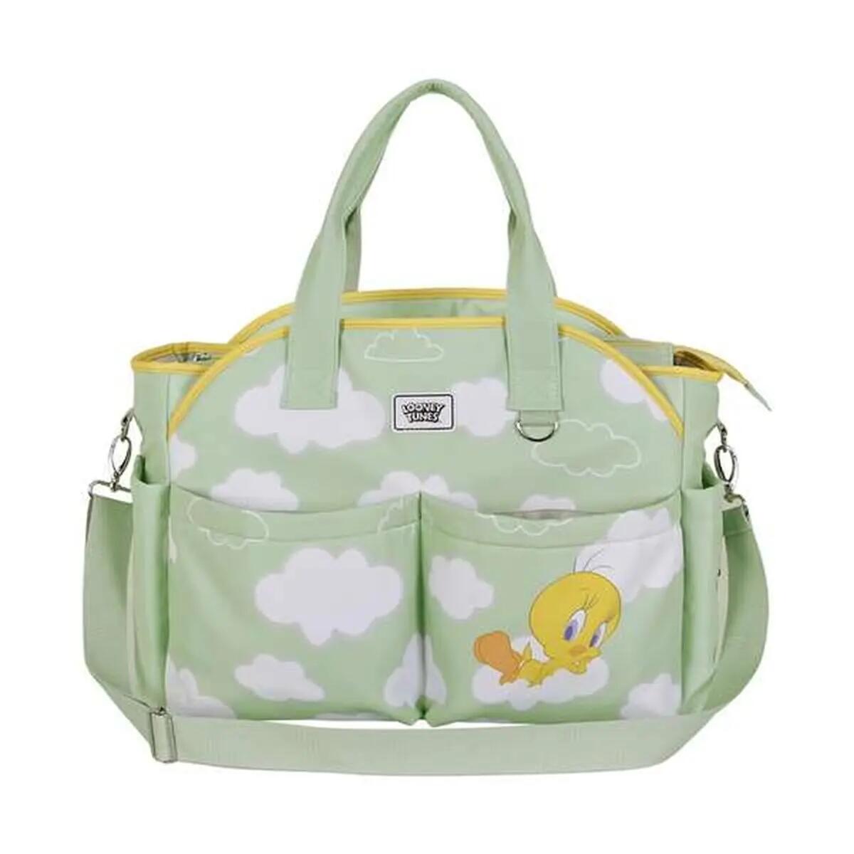 Wickeltasche SENZA MARCA Tweety  grün 2/7
