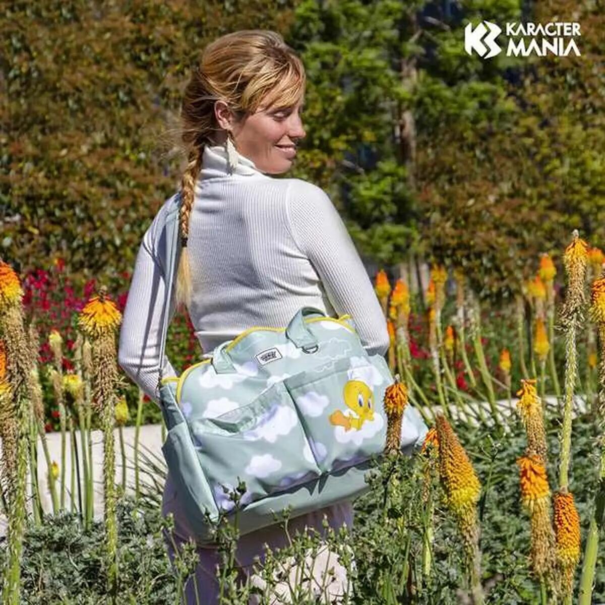 Wickeltasche SENZA MARCA Tweety  grün 5/7