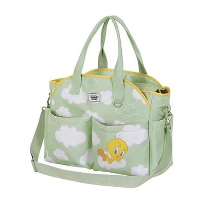 Borsa Fasciatoio per Pannolini SENZA MARCA Tweety Verde