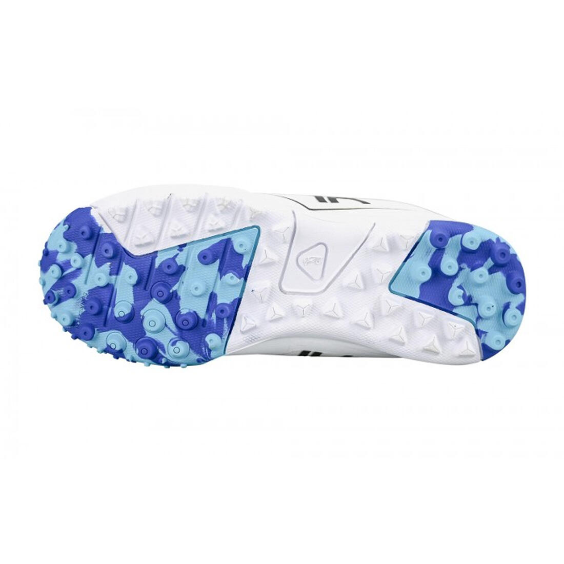 Scarpe Da Cricket Gomma Bambini Kookaburra KC 5.0 Bianco Blu Azzurro 2/2