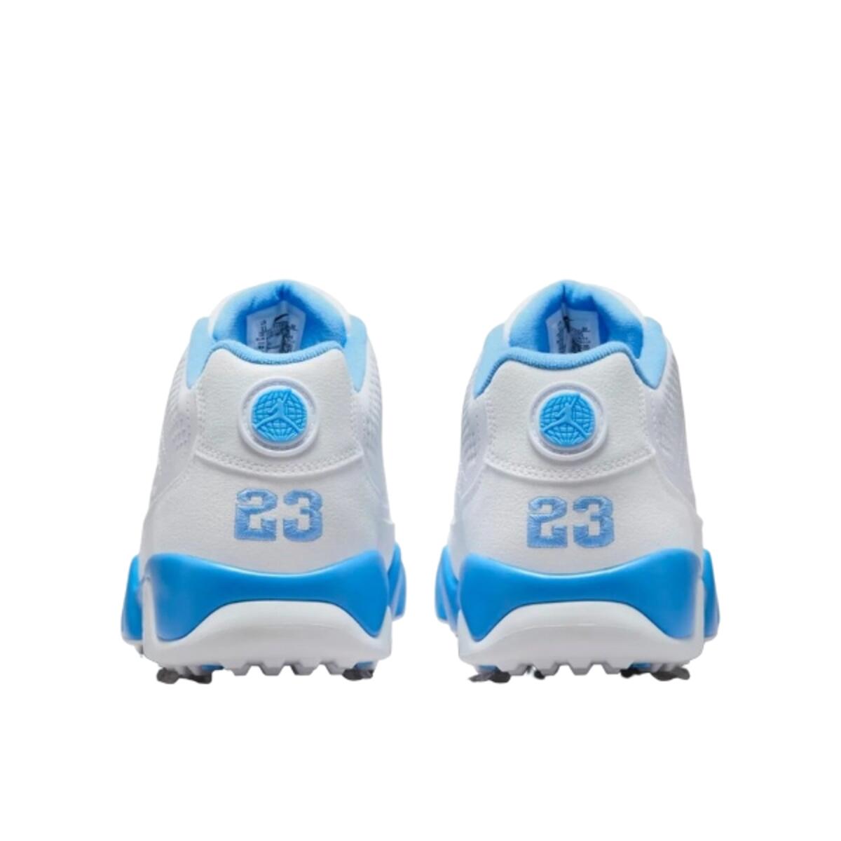 Scarpe  9 Retro Low Golf White University Blue 3/4